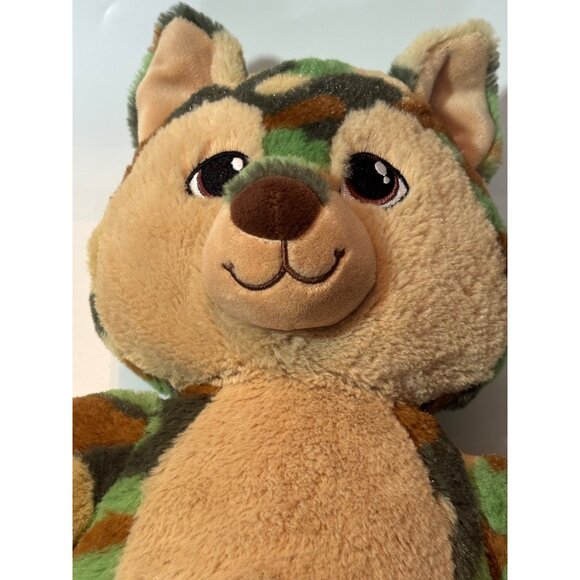 Great Wolf Lodge Camouflage Wolf Plush By Build-A-Bear Workshop 16 Stuffed Anima - Picture 7 of 11